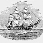The H.M.S. Challenger left Portsmouth, England in 1872 on a 4-year expedition with physicists, chemists and biologists on board. The expedition mapped the oceans, studied the chemistry and physical properties, did depth soundings and brought back hundreds of formerly unknown animal and plant species.