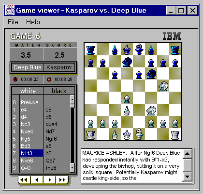 deep blue chess computer goal based
