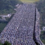 Chinese traffic jam