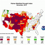 Palmer Modified Drought Index US
