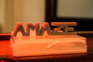 AMAZE honeycomb 3D printing