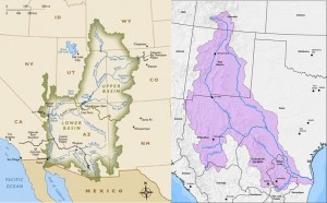 Rio Grande-Colorado River basins