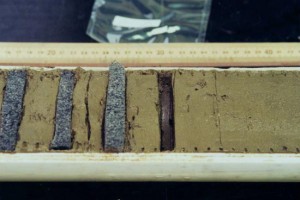 core samples from ocean floor