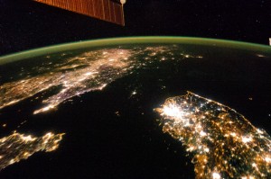 North Korea from the ISS