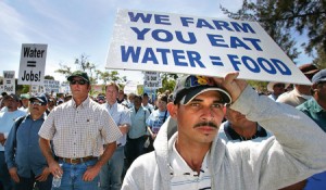 water equals food