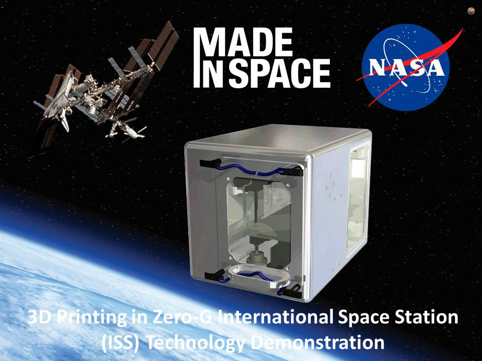 Sammenlignelig Katedral Helligdom 3D Printer ready-to-ship to ISS this month.