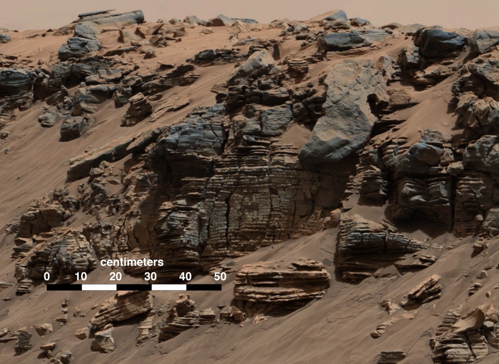 Mount Sharp delta sediments