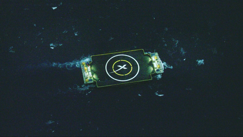 SpaceX landing barge