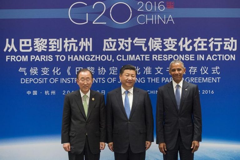 At the G20 Summit China and the United States Ratify COP21 Climate Agreement