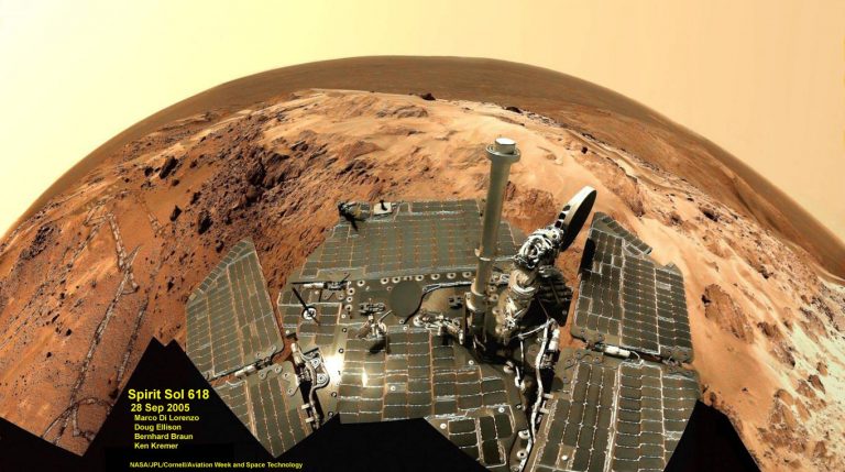 The Mars Rover Spirit May Have Traveled Over a Hydrothermal Vent and Discovered Evidence of Past Life