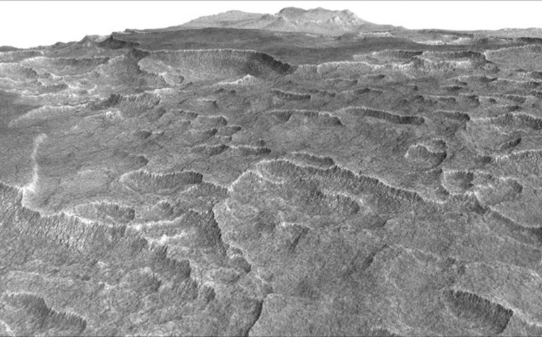 Mars Reconnaissance Orbiter Discovers Lake Superior Sized Buried Ice Mass on Mars