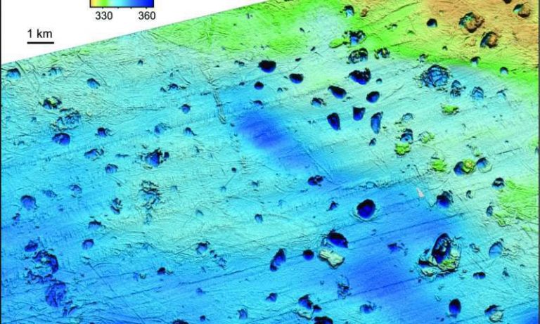 Craters in the Barents Sea Point to Explosive End to the Last Ice Age