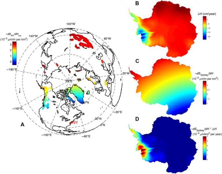 Coastal Planners Advised by Climate Scientists to Look at Where Ice is Melting