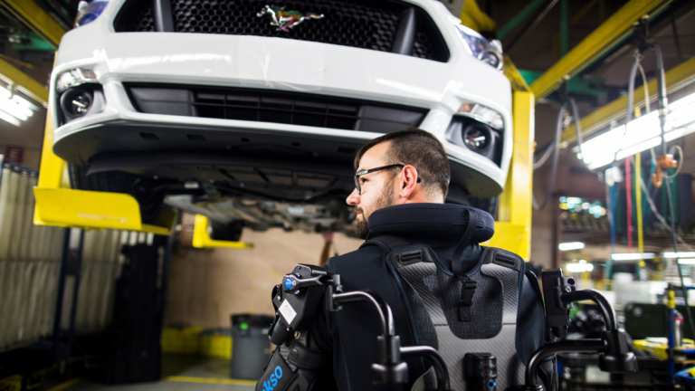 Gizmos & Gadgets: Exoskeletons Coming to an Assembly Line Near You
