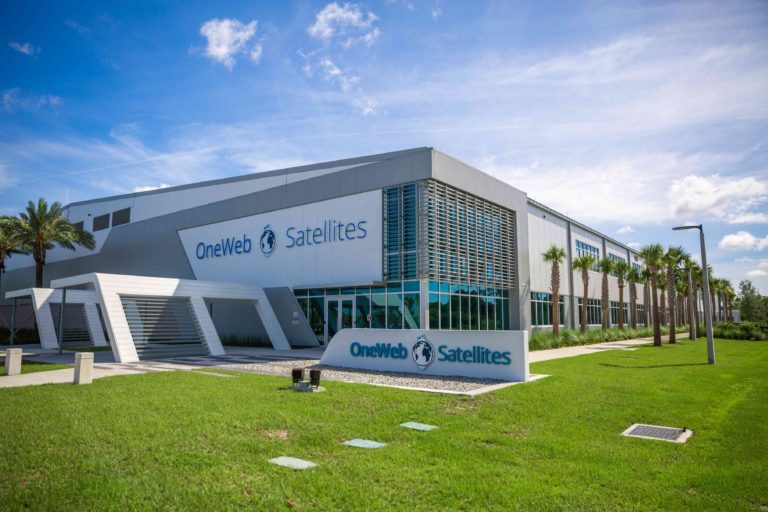 OneWeb and Airbus Open Assembly Line for the Mass Production of Satellites