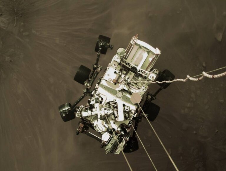 Perseverance Mars Landing Caught with Both Video and Sound