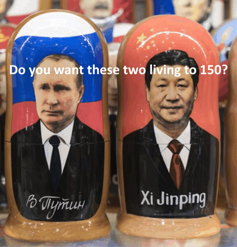 Living to 150 Following A Conversation Between Vladimir Putin and Xi Jinping